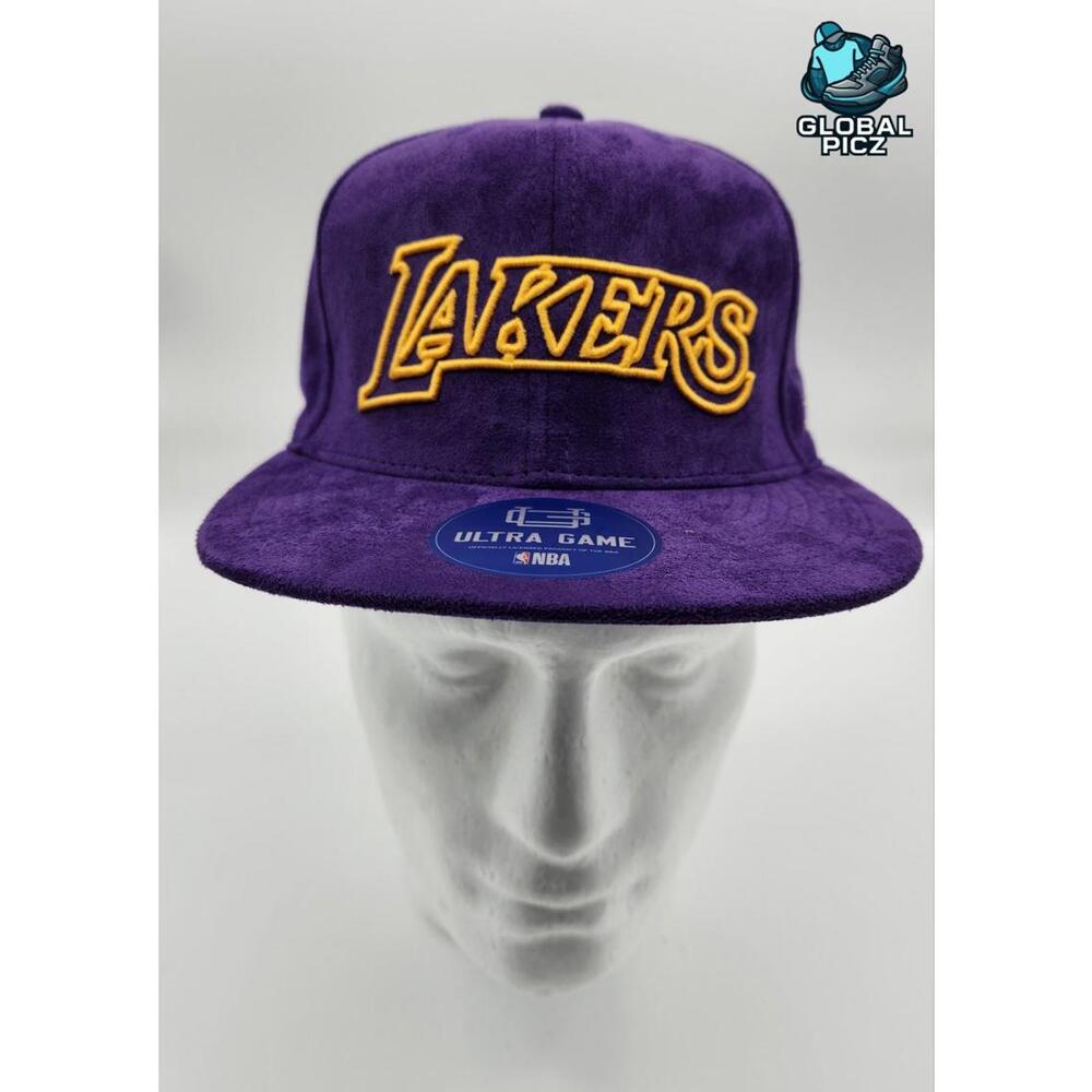 NBA Lakers Ultra Game Purple Velvet Snapback! New